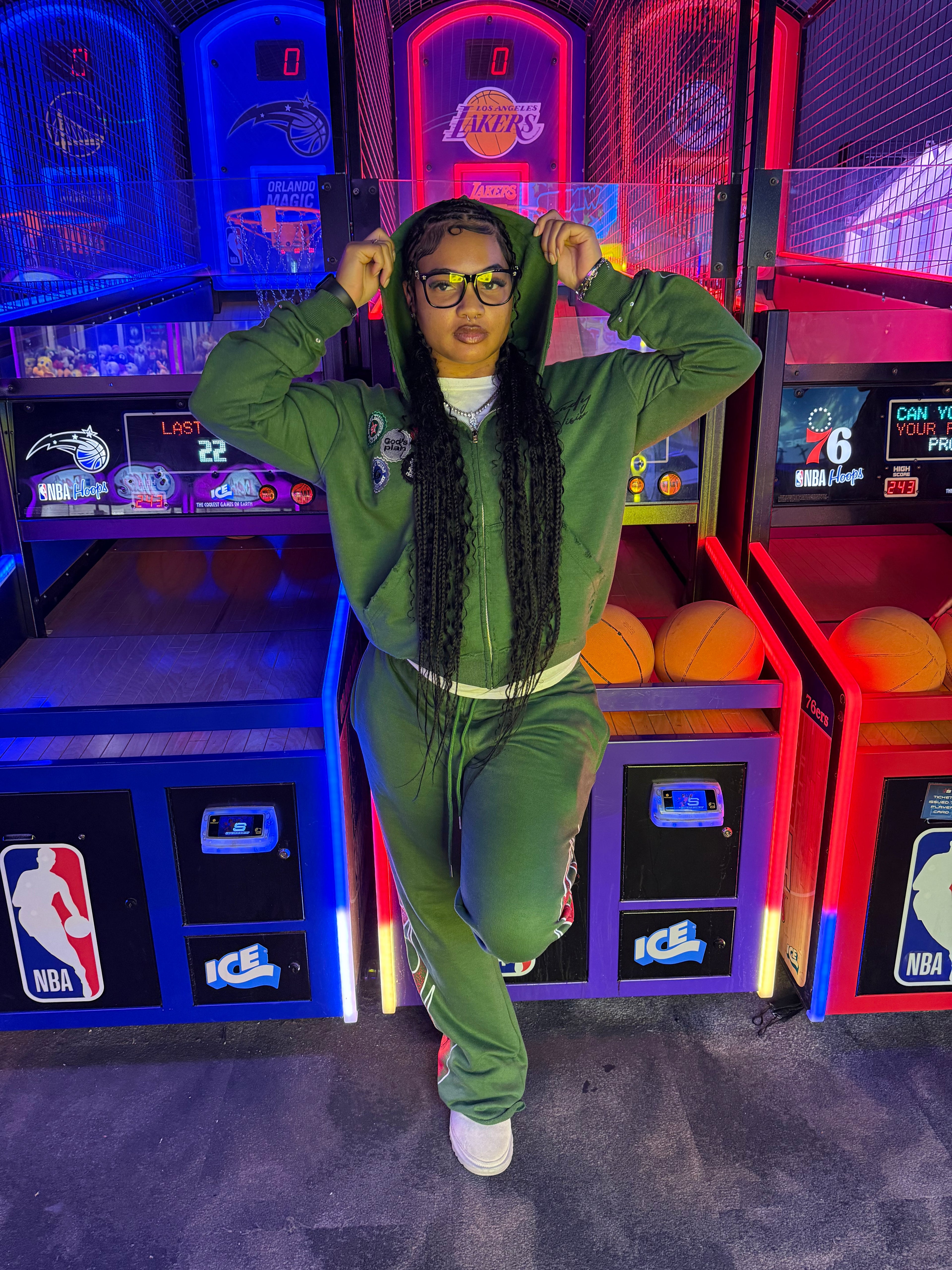 Green “God’s Plan” Sweatsuit