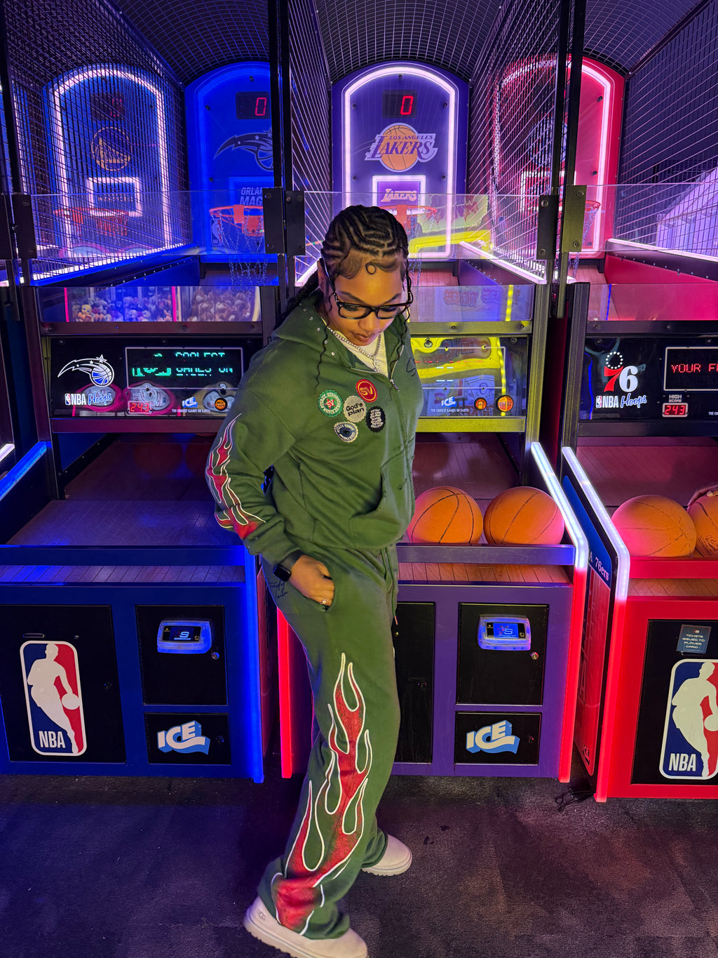 Green “God’s Plan” Sweatsuit