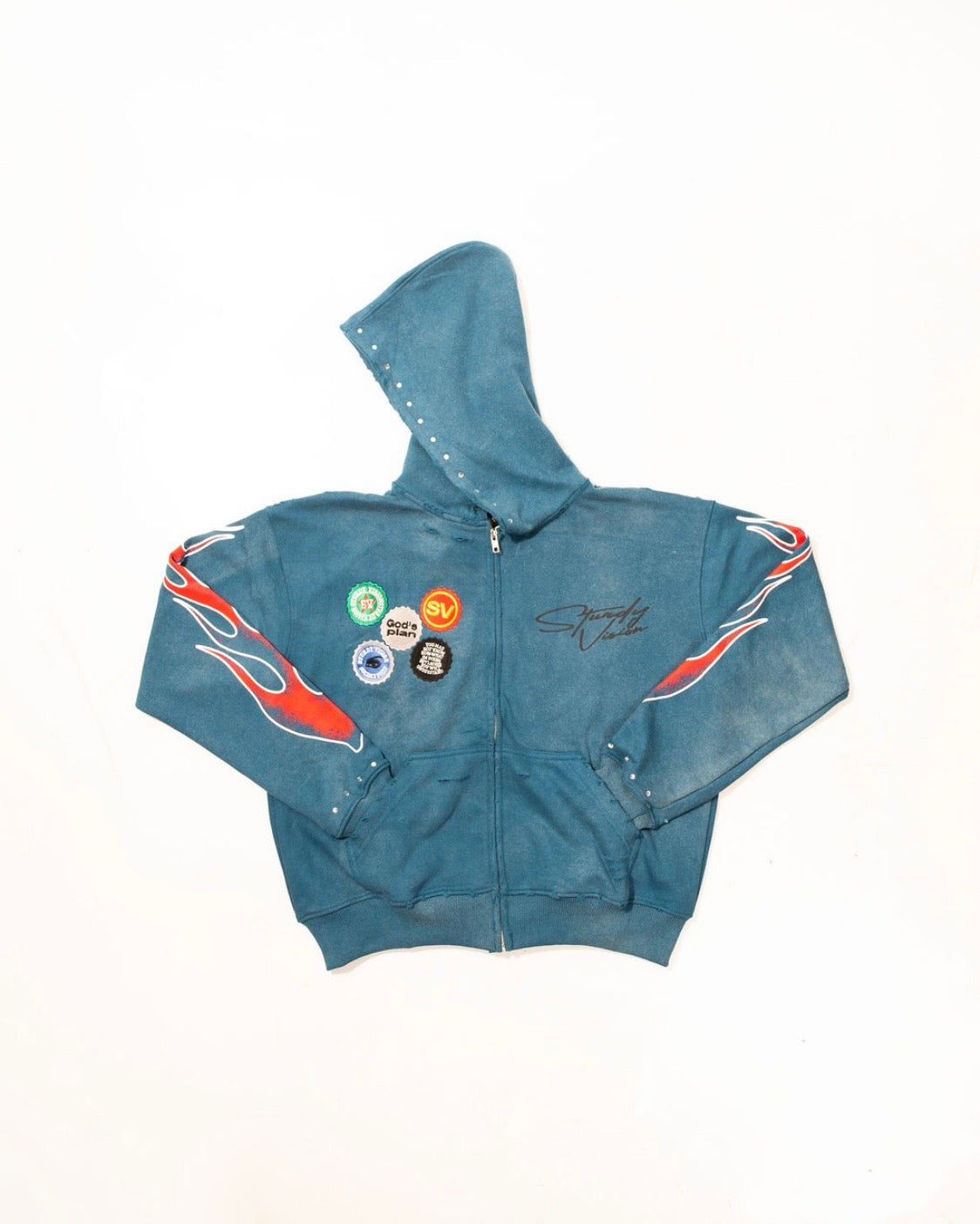 Blue “ God’s Plan” Sweatsuit