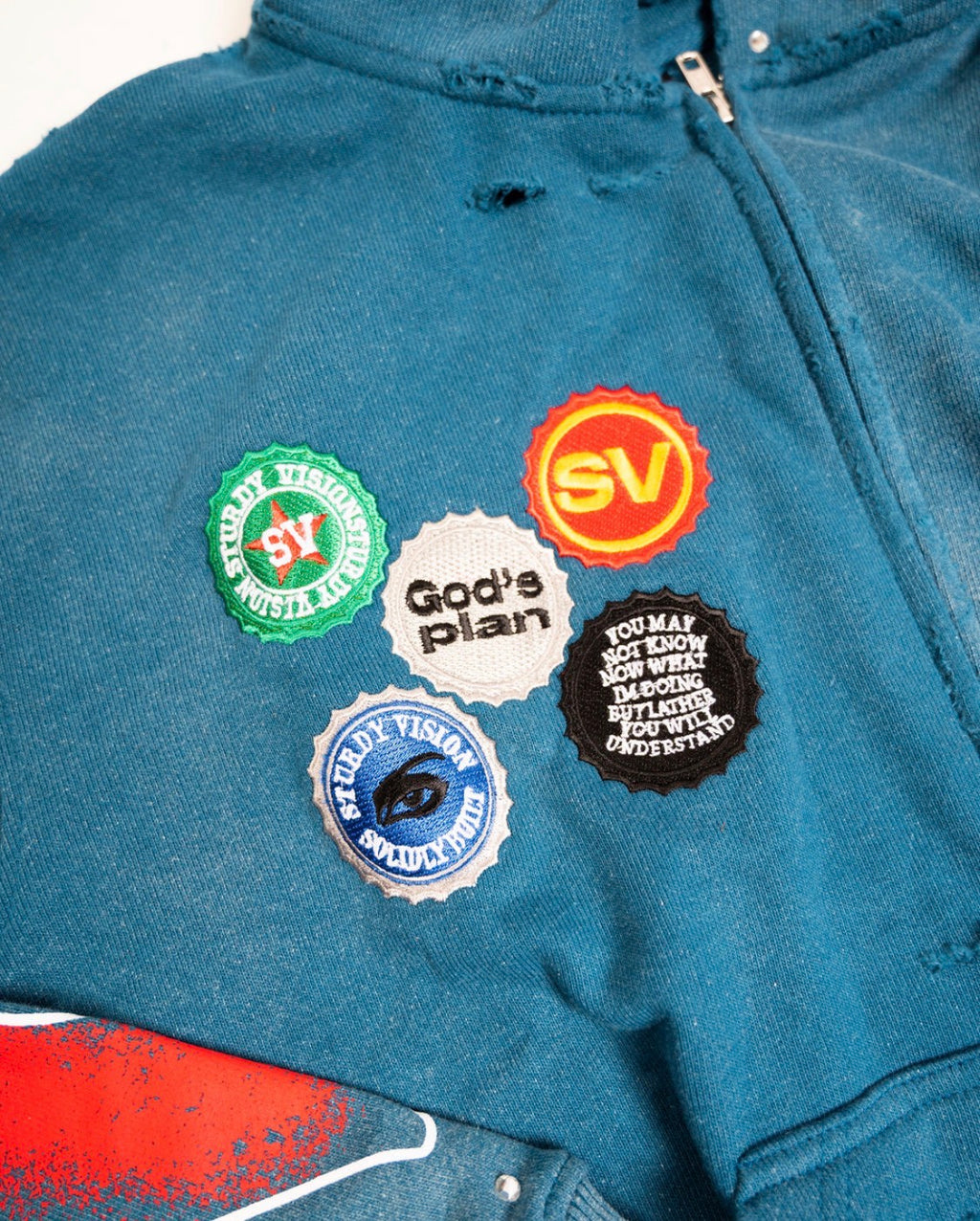 Blue “ God’s Plan” Sweatsuit