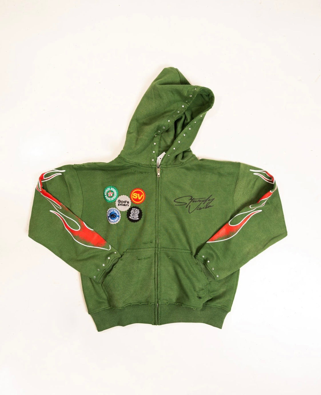 Green “God’s Plan” Sweatsuit