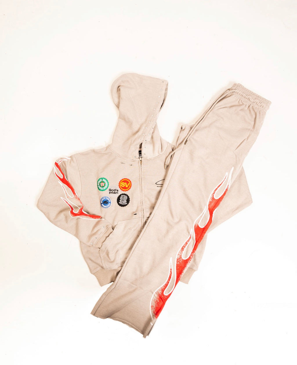 Grey “God’s Plan” Sweatsuit